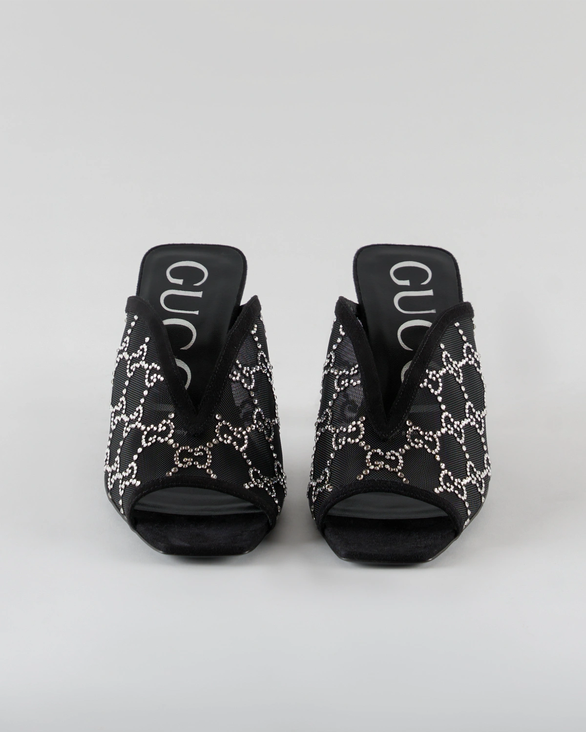 Gucci GG Crystal Embellished Heels