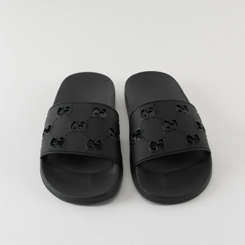 Gucci GG Monogram Cut Slides