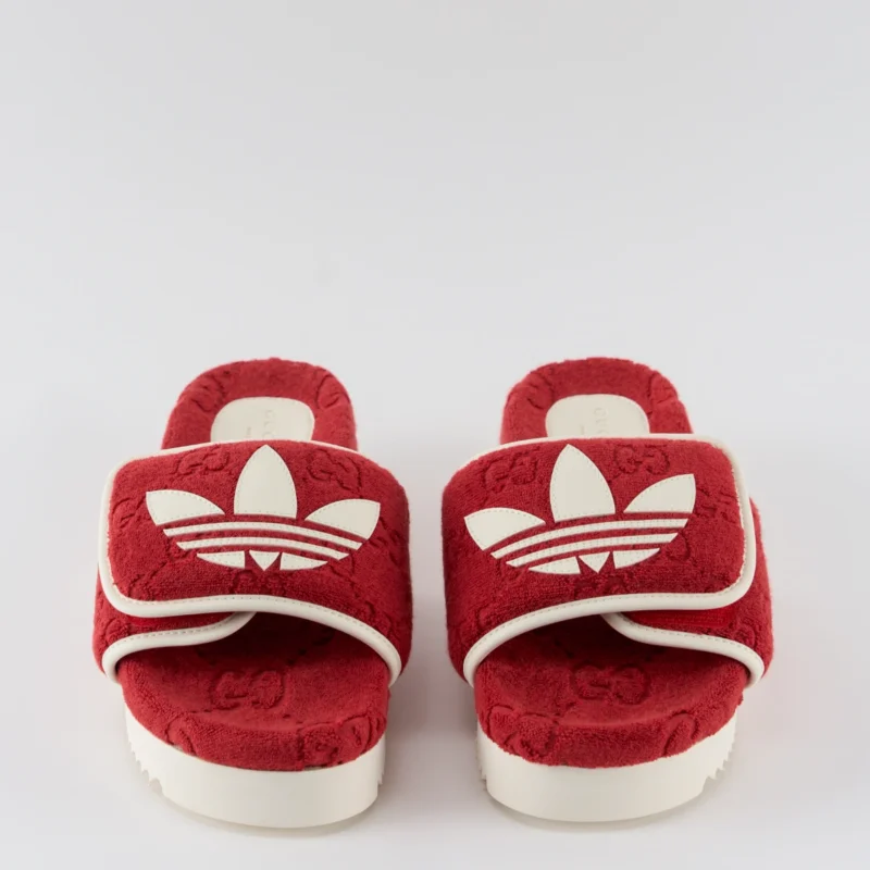 Gucci X Adidas Monogram Slides