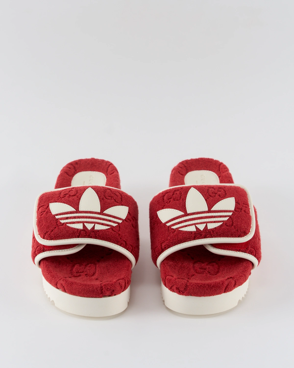 Gucci X Adidas Monogram Slides