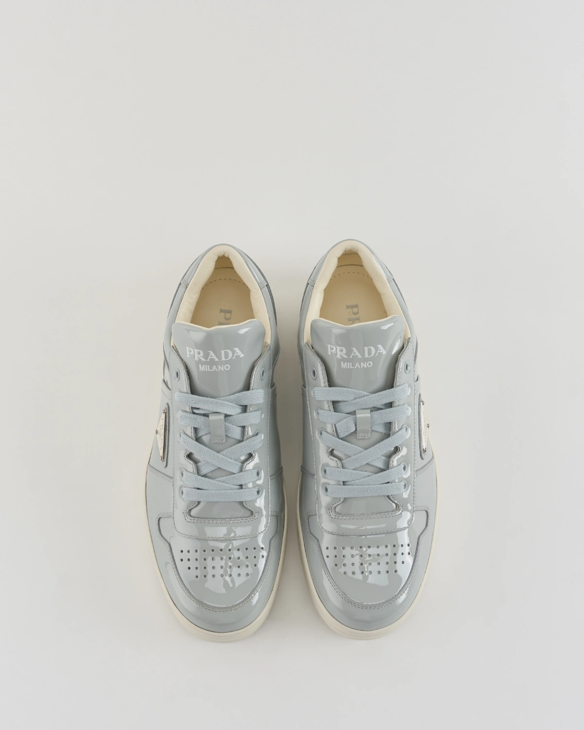 Prada Downtown Leather Low-top Sneakers