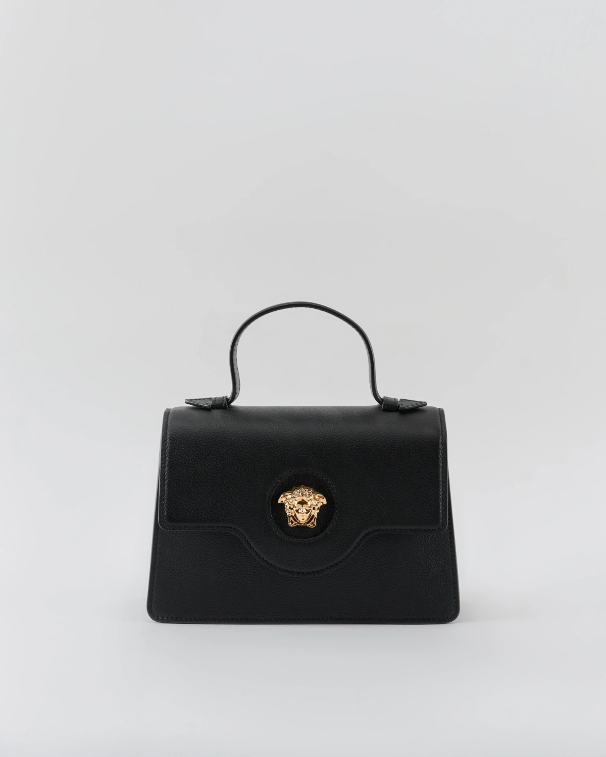 Versace La Medusa Top Handle Bag Black