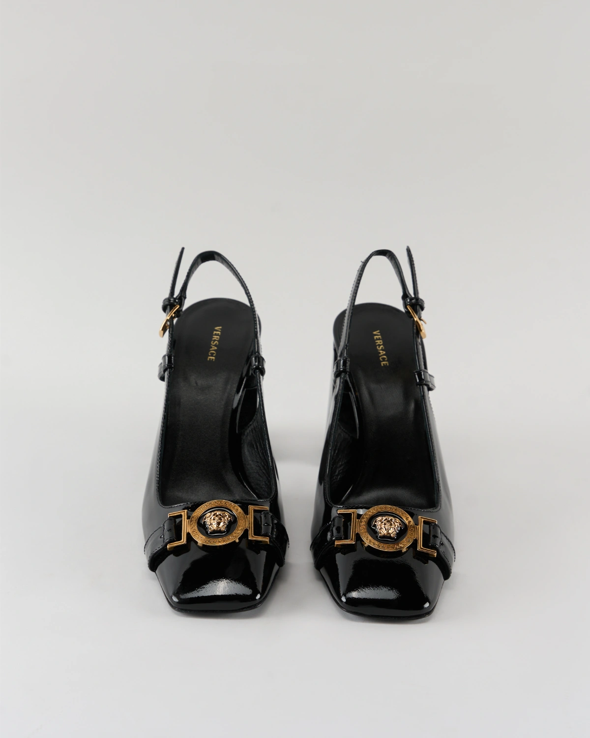 Versace Medusa Vernice Patent Leather Heels