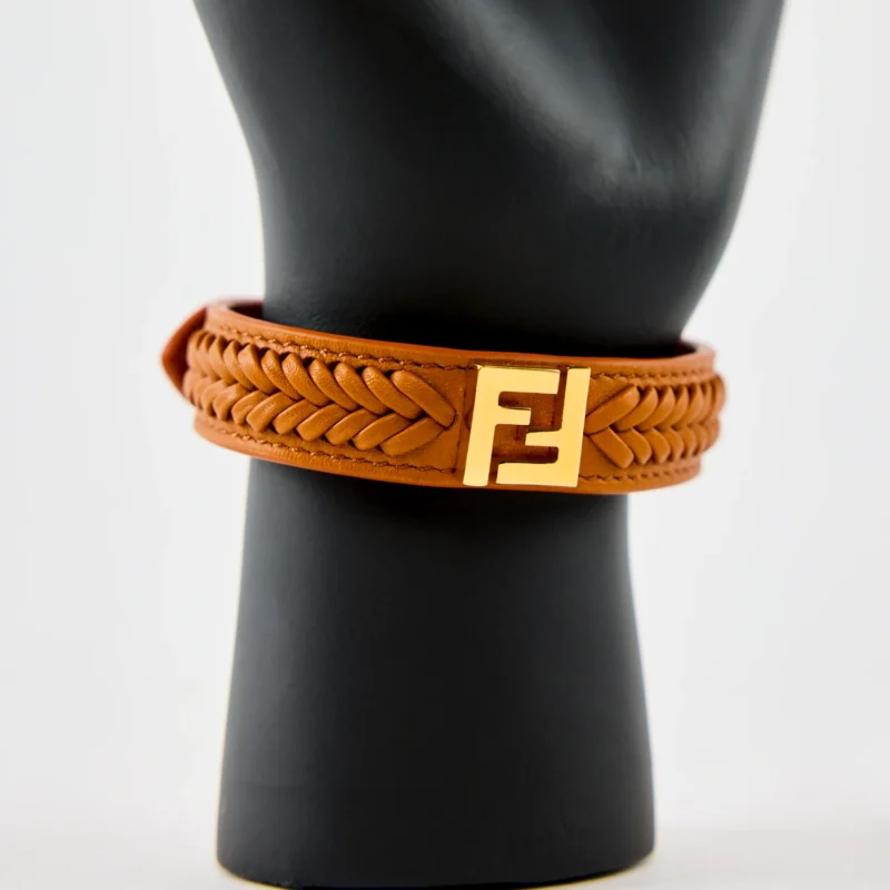 Fendi Forever Leather Bracelet