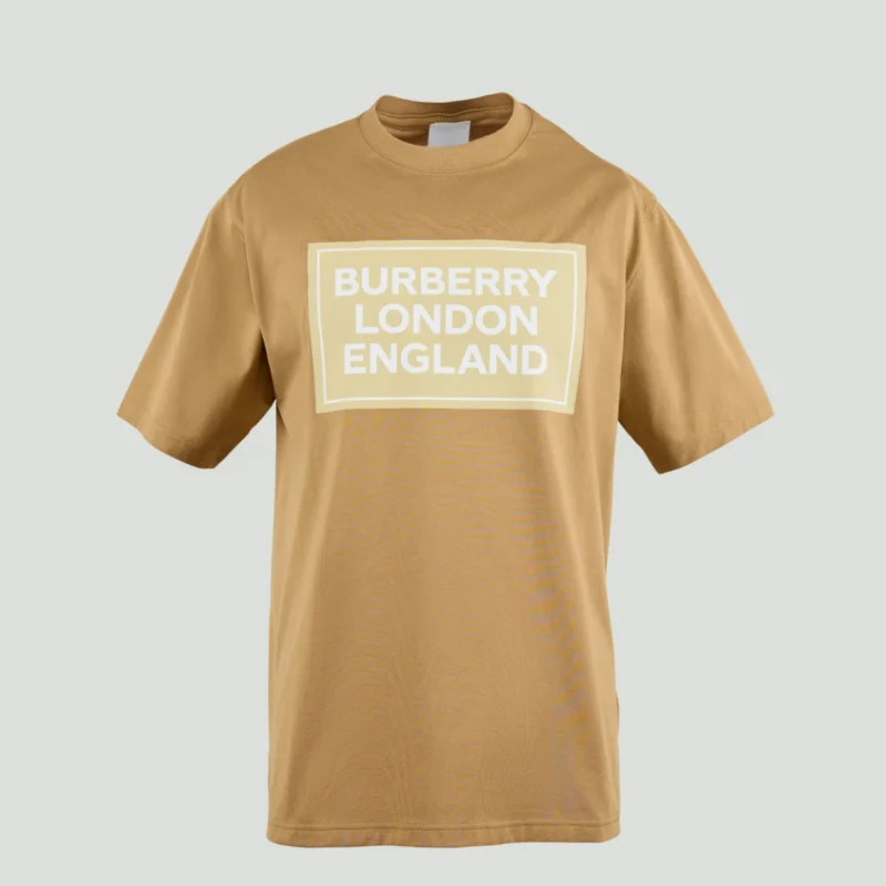 Burberry Logo Print Cotton T-Shirt