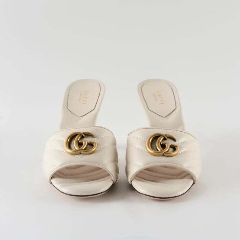 Gucci Marmont 75 Double G mules