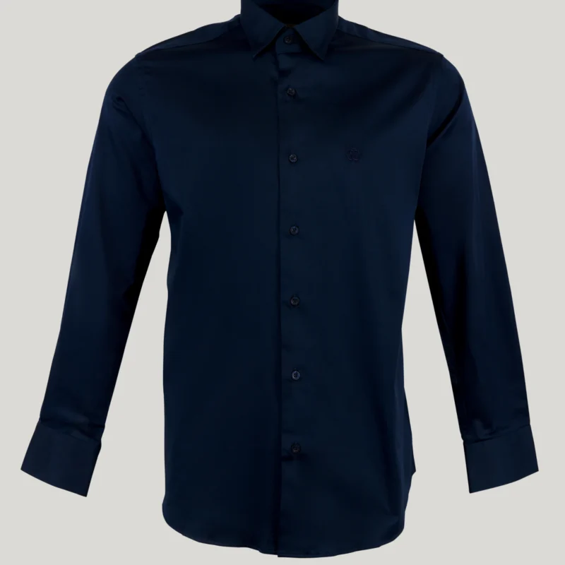 Roberto Cavalli Embroidered Logo Long Sleeve Shirt