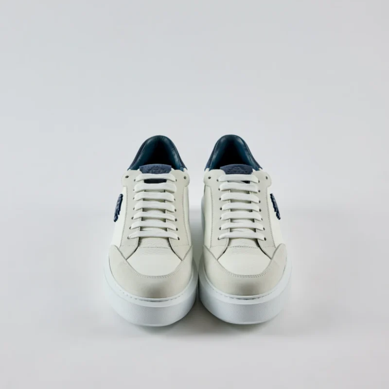 Roberto Cavalli Monogram Leather Sneakers