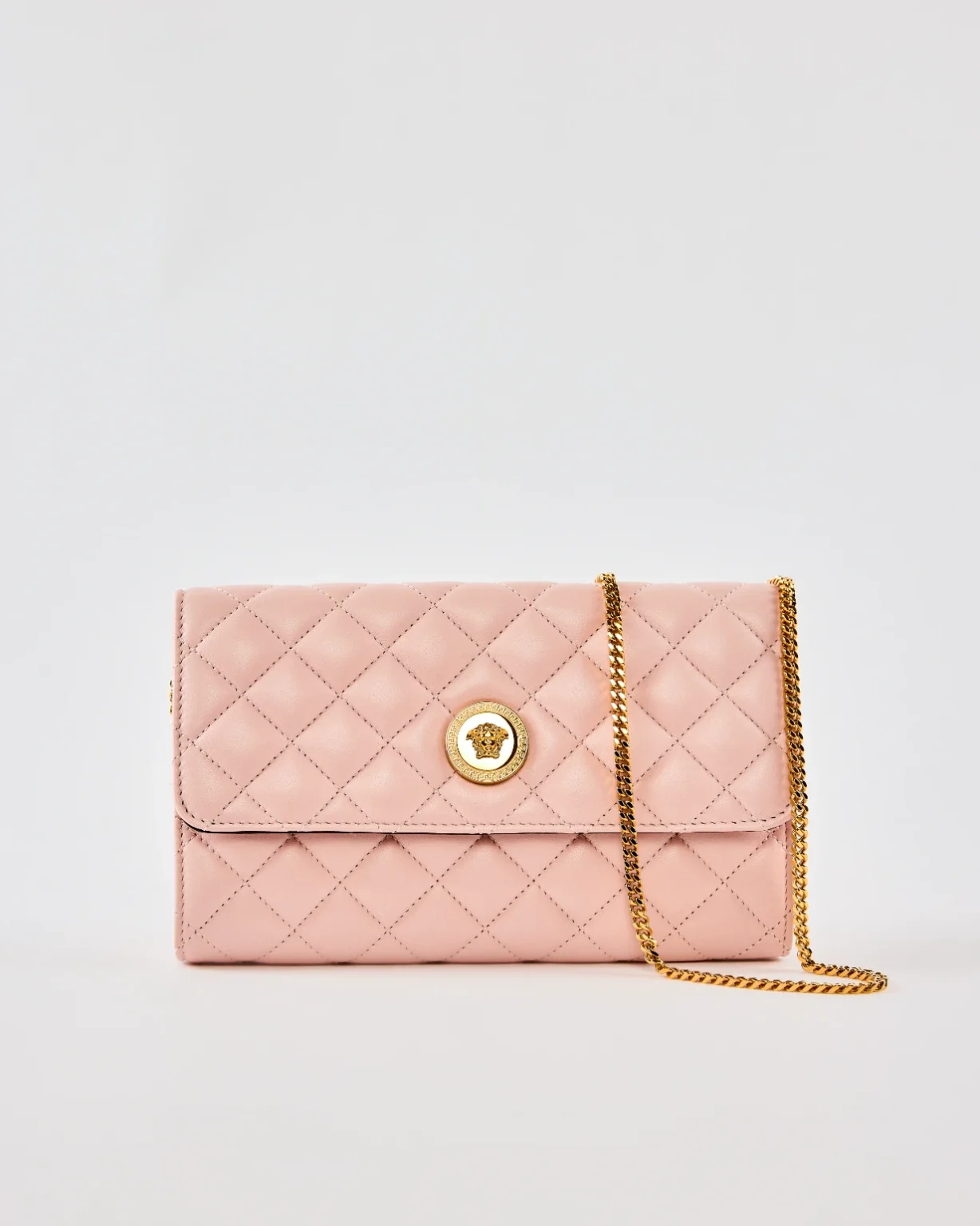 Versace La Medusa Quilted Shoulder Bag