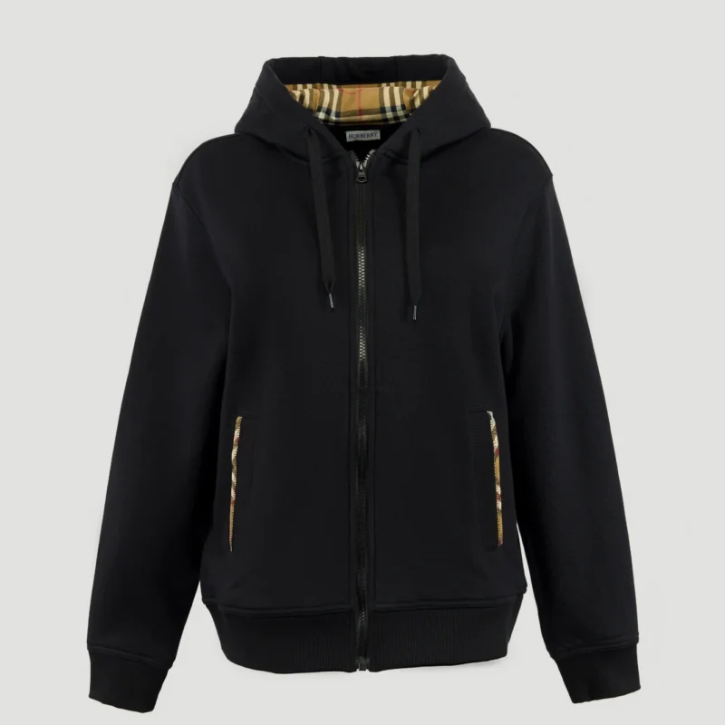 Burberry Check Zip Hoodie