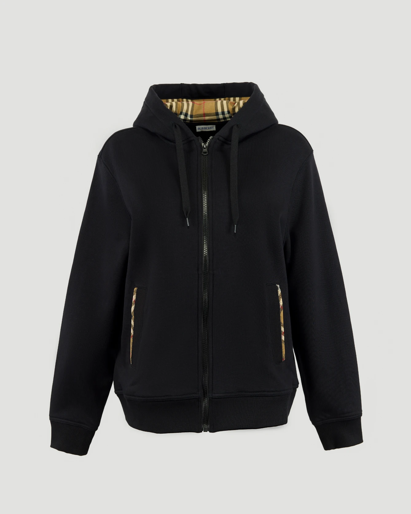 Burberry Check Zip Hoodie