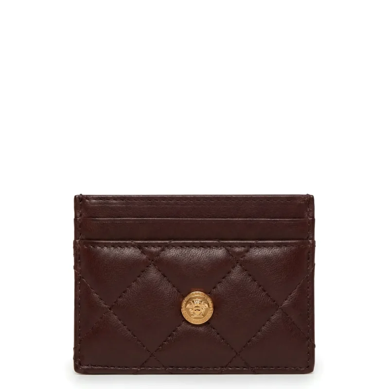 Versace Medusa Quilted Card Holder