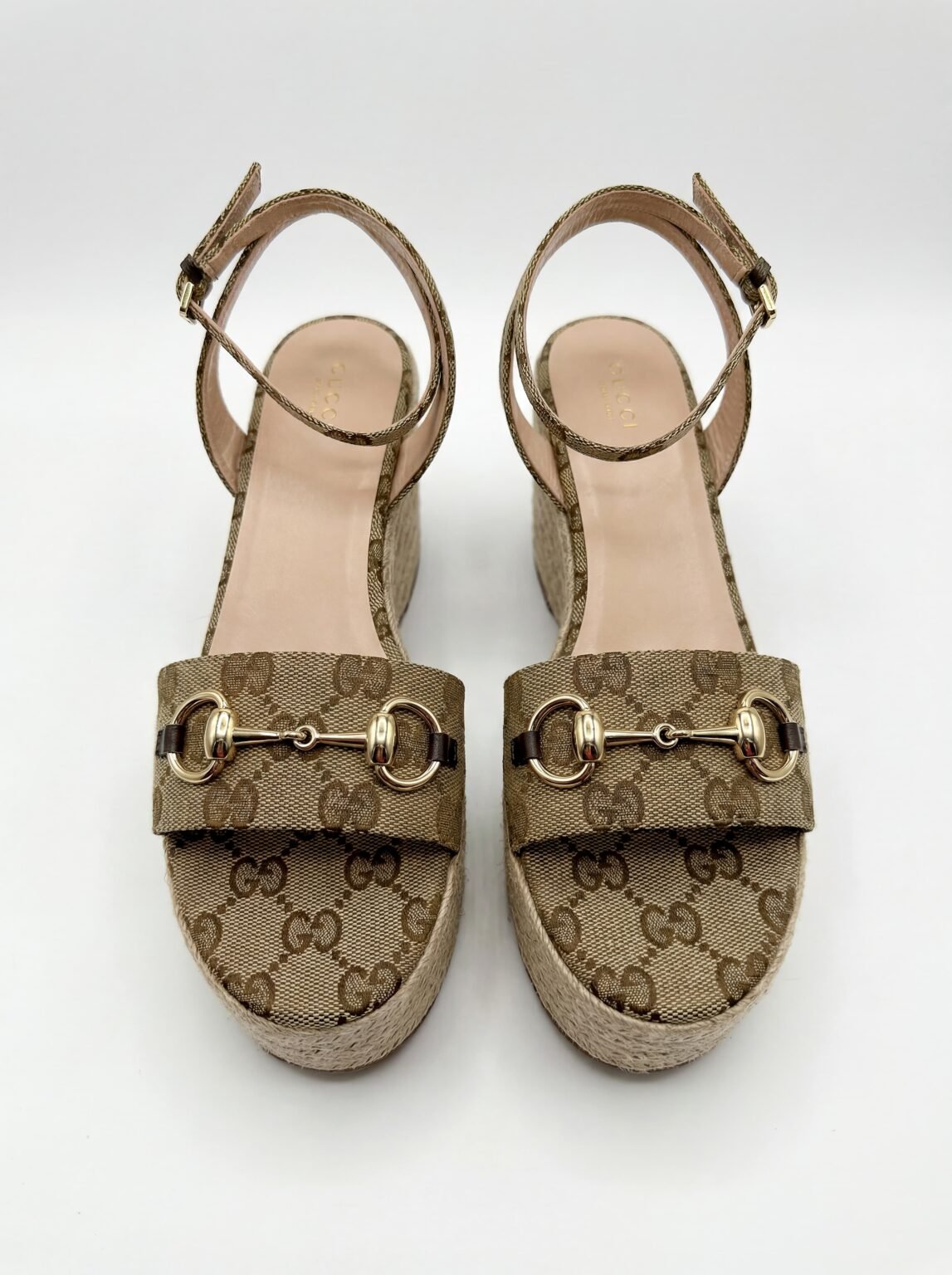 Gucci GG Espadrille Platform Sandals