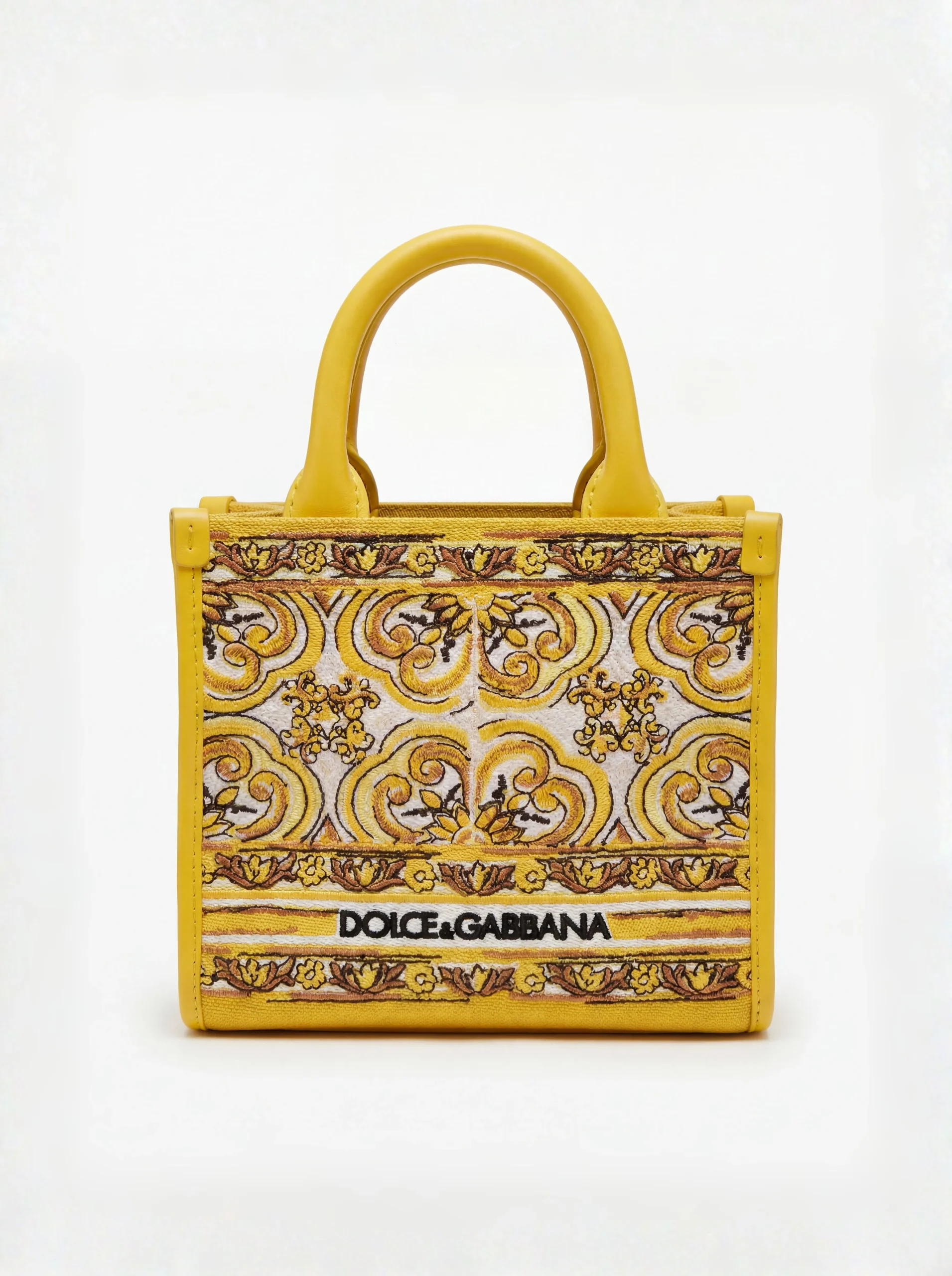 Dolce & Gabbana Small DG Daily Maiolica Jacquard Bag