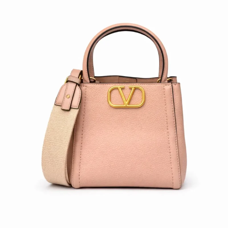 Valentino Leather Top Handle Bag