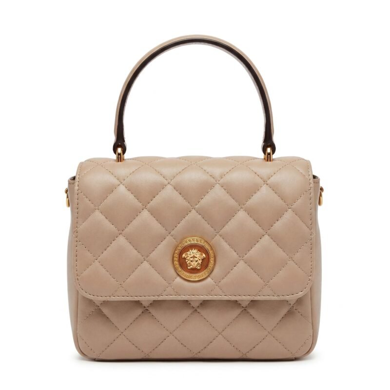 Versace Quited Top Handle Bag