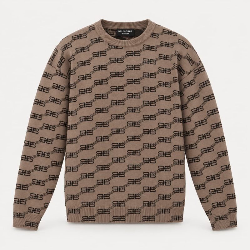 Balenciaga BB Monogram Crewneck Sweater