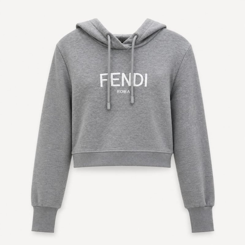 Fendi Cropped Hoodie