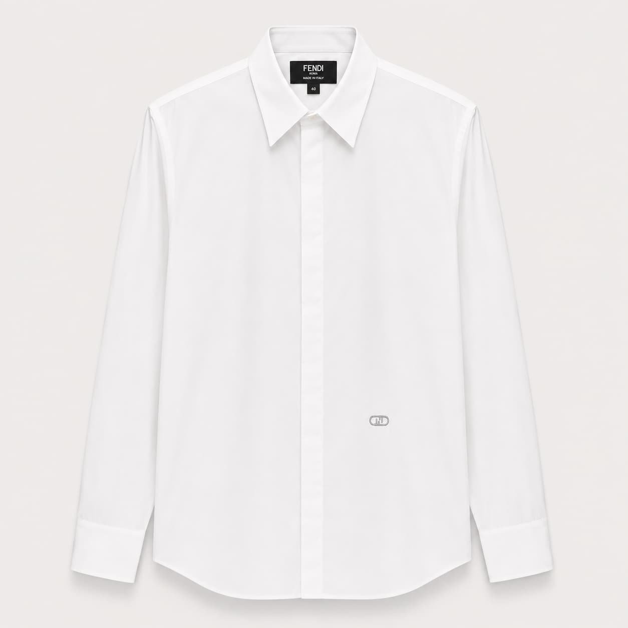 Fendi O Lock Mens Shirt