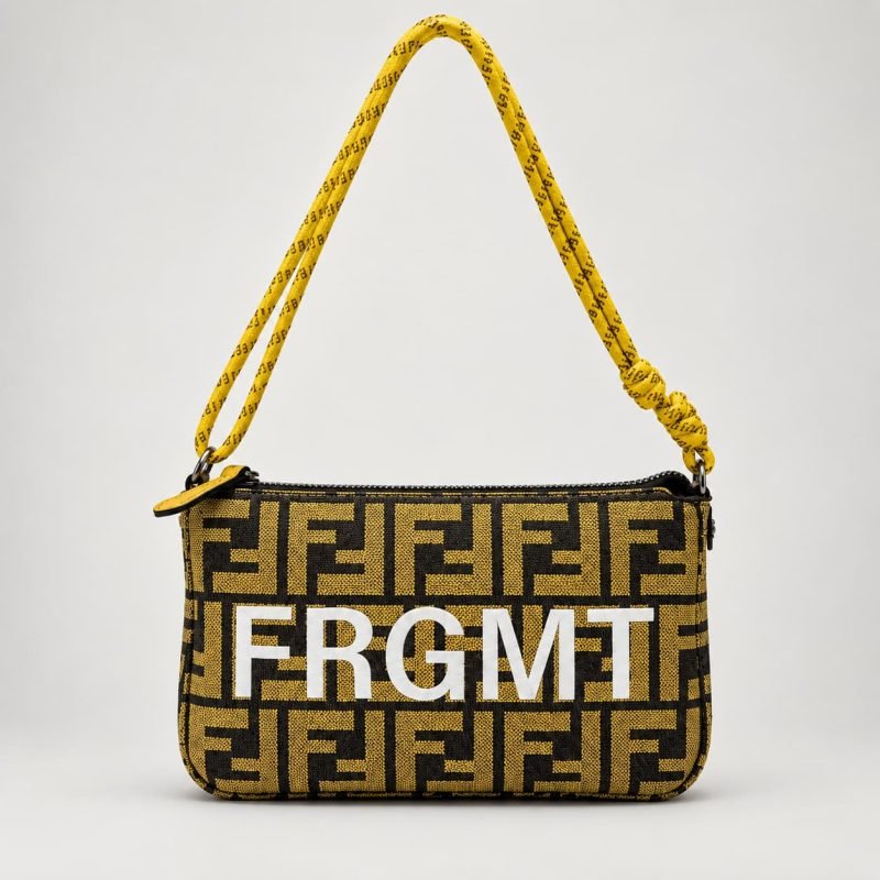 Fendi x FRGMT x Pokemon FF Fabric Baguette Pouch