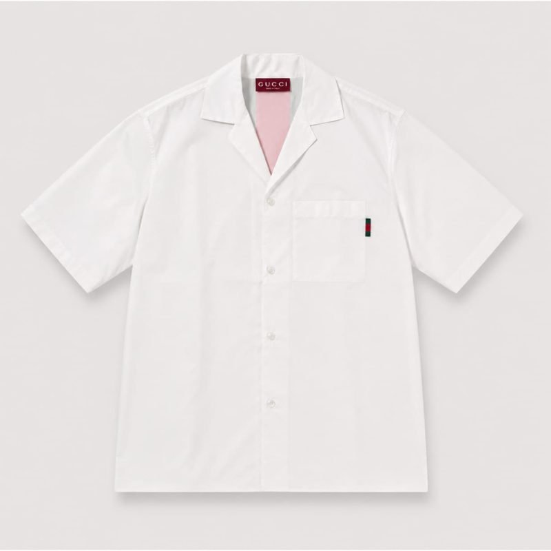 Gucci Web Stripe Short Sleeved Shirt