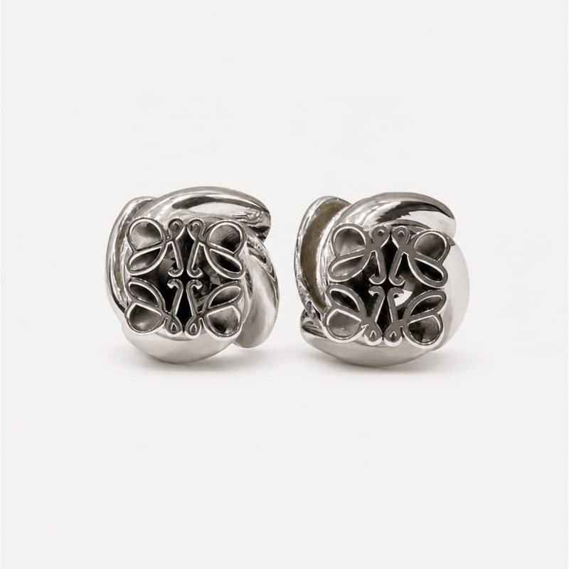 Loewe Twisted Anagram stud earrings