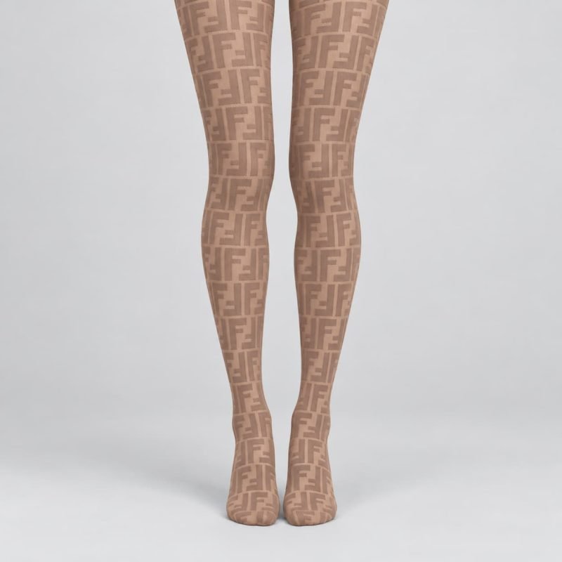 Fendi Logo Stockings